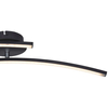 Plafon LAMPA sufitowa TANSY 67129-12 Globo metalowa OPRAWA listwy LED 12W 3000K-6000K ruchome czarne