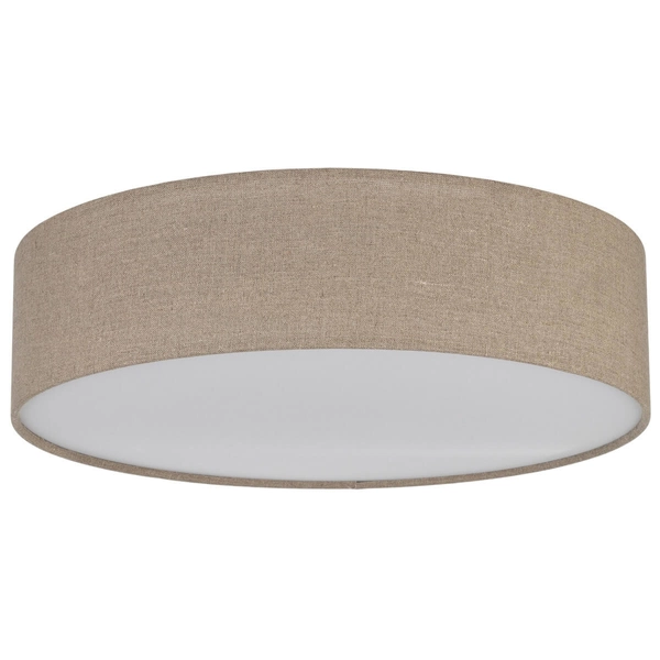 Nasufitowa lampa do jadalni Earth 10166 round okrąg biała beżowa