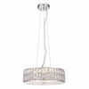 Kryształowa lampa wisząca Verina 76513 Endon LED 5W 3000K okrąg przezroczysty chrom
