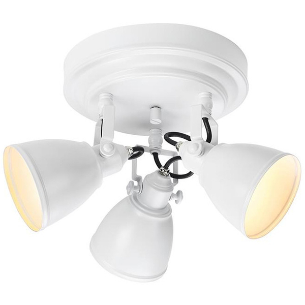 Regulowana LAMPA sufitowa FJÄLLBACKA 108083 Markslojd łazienkowa OPRAWA metalowe reflektorki IP44 białe