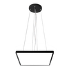 Lampa wisząca kwadrat Bastia PND-83625-300S-24W-BL Italux LED 24W 2800-6000K czarny