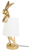 Biurkowa lampka stołowa Rabbit Kare 61598 złota biała