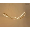 Lampa wisząca falista WAVES złota MSE1501100594 1xLED 28W 3000K metalowa