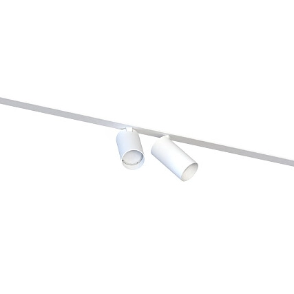 Podtynkowa lampa sufitowa Mono 7832 reflektorki na listwie białe