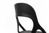 Krzesło z tworzywa FORM KH010100931 King Home okrągłe siedzisko czarne