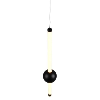 Podłużna lampa zwisająca Melita 331510132 LED 6W 2300-4000K czarny biały