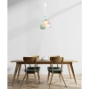 Szklana lampa wisząca do salonu Cases PND-94794-4B-MLTI nad stół kolorowa