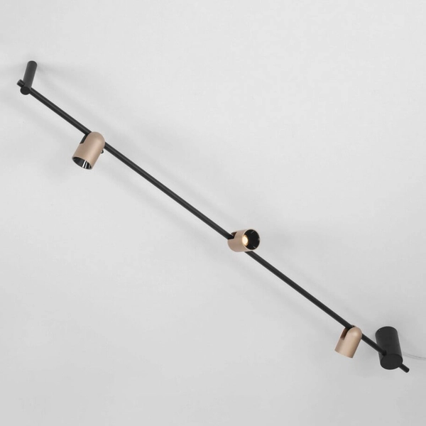 Sufitowa lampa do salonu BULOBU LE44762 LED 21W 3000K tubki złoty czarny