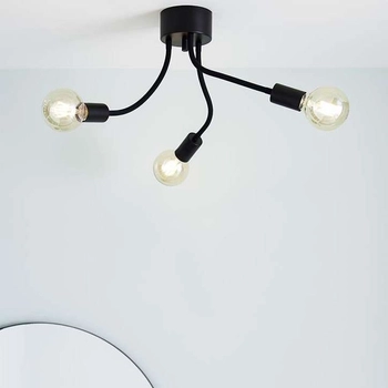 Loftowa LAMPA sufitowa MEDUSA 107930 Markslojd metalowa OPRAWA industrialny plafon peszel wysięgniki czarne