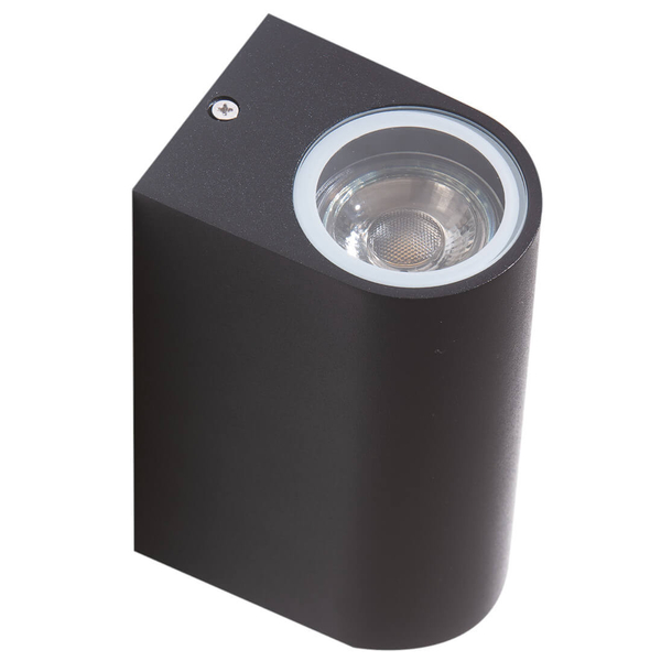 Nowoczesny kinkiet zewnętrzny Rimini AZ4266 IP54 czarna lampa ścienna