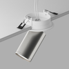 Tuba lampa podtynkowa reflektor regulowany biała srebrna Focus OUTLET