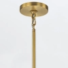 Lampa wisząca glamour Marvele MARVELE10-AB-OPAL tubki mosiądz