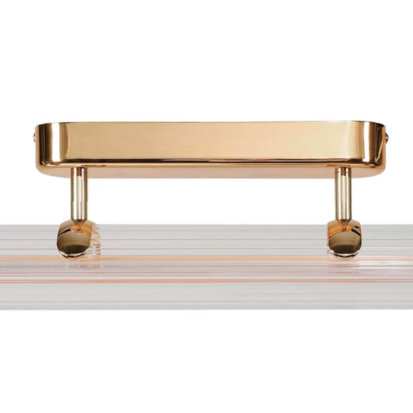 Podłużny kinkiet ścienny Filo ABIGALI-FILO sopel LED 20W 3200K biały złoty