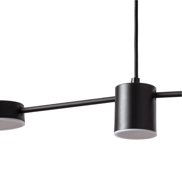 Metalowa lampa wisząca Gamorra ABR-LWL-GAM18W-C LED 18W 3000K tuby czarne