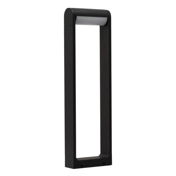 Czarny słupek ogrodowy FRAME AZ6762 1xLED 12W 3000K IP65 tarasowy