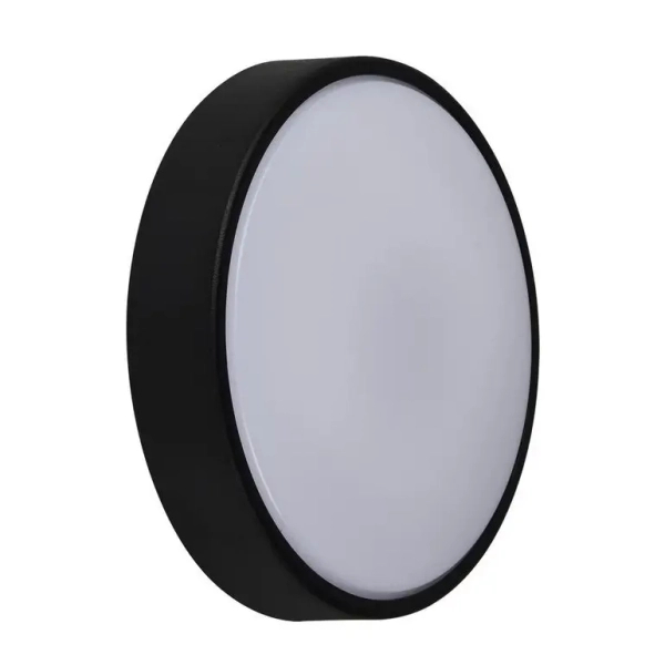Okrągła lampa naścienna Oliver 2218261003 LED 9W 2700K IP54 czarna