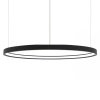 Nowoczesny żyrandol wiszący 23033 LED 28W 3000K pierścień czarny