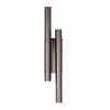 Metalowa lampa ścienna METALIC W0440 tytanowa tuba 4xLED 3W 3000K