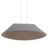 Nieregularna wisząca lampa 23173 LED 12W 3000K panele akustyczne szary