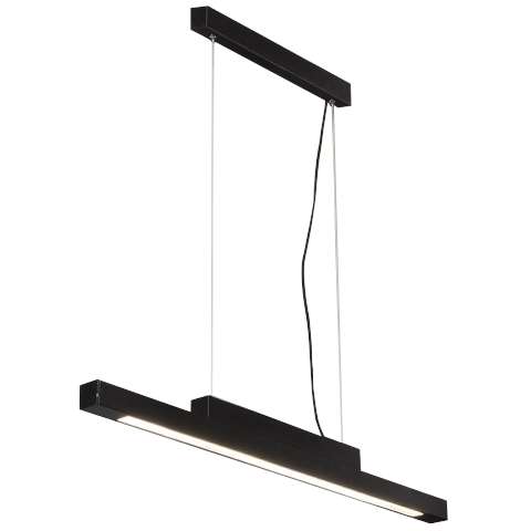 LAMPA wisząca OTARU 8623 Shilo metalowa OPRAWA listwa ZWIS prostokątna LED 14,4W 4000K belka czarna