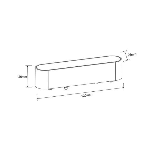 Sufitowa lampa magnetyczna Magnetic LP-646-MAG SLIM 6W 3BK 3000K czarna