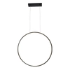 Wisząca lampa czarna Agaro 5312 LED 27W 4000K ring nad łóżko