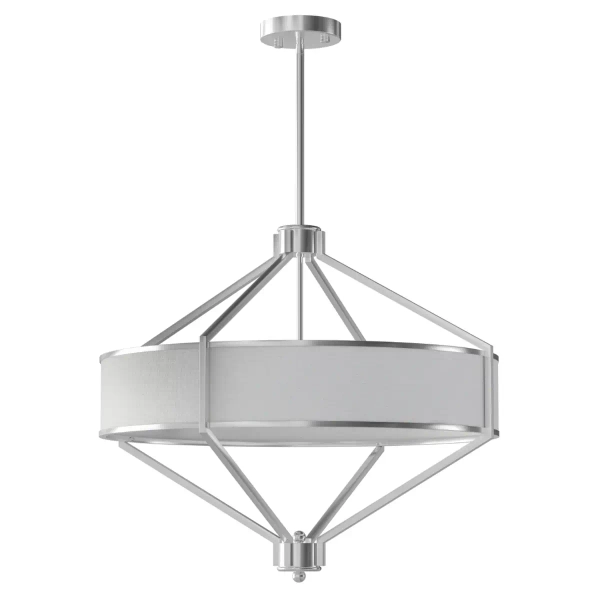 Żyrandol diament Zundo Satin Nikiel 60 OR85822 okrągły nikiel