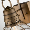 Lampa elewacyjna latarnia Bridge Point KL-BRIDGEPOINT-M-NBR IP44 mosiądz