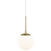 Lampa wisząca Grant 2010553035 Nordlux kula ball biała