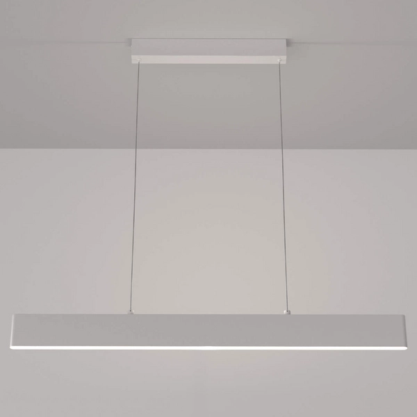 Podłużna lampa wisząca Step P010PL-L23W LED 23W listwa biała