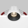 Okrągły downlight sufitowy Alfa DL043-01-15W3K-D-RD-WB Maytoni LED 15W 3000K biały czarny