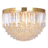 Sufitowa lampa kryształowa Charlotte FC19003/7 Zumaline glamour złota