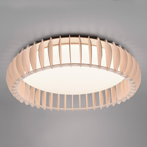 Lampa nasufitowa Monte R62171930 RL Light LED 38W 3000-6500K drewniana