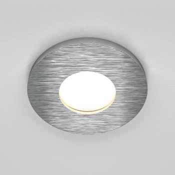 Lampa do łazienki sufitowa Stark DL083-01-GU10-RD-S IP65 wpust srebrna