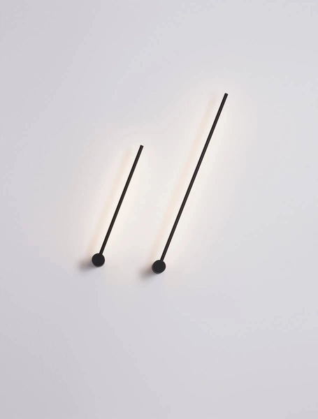 Minimalistyczny kinkiet TECOMAN LE42850 Luces Exclusivas LED 25W 3000K czarny