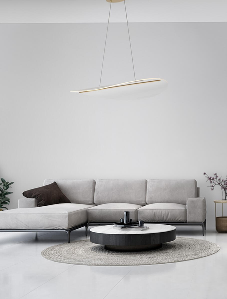Nowoczesna lampa wisząca COLIMA LE42755 nad stół LED 31W 3000K złota