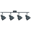 Plafon LAMPA sufitowa NIKO 4 311849 Polux industrialna OPRAWA regulowane reflektorki metalowe czarne