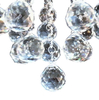 Sufitowa lampa kryształowa VEN P-E 1437/4-40 crystals chrom przezroczysta