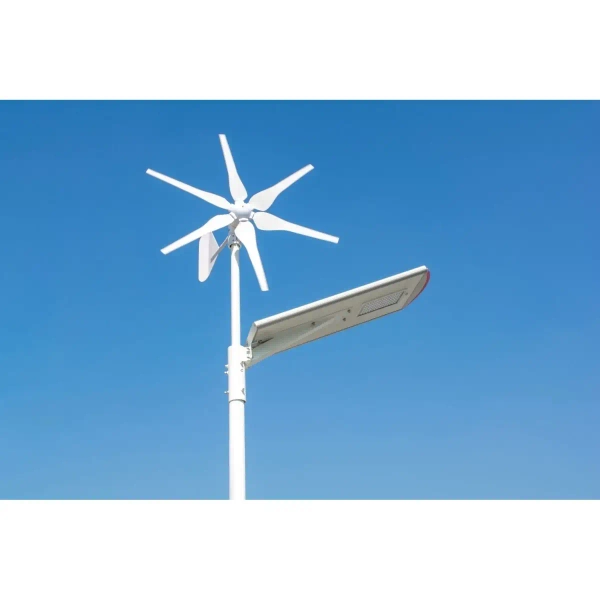 Hybrydowa lampa uliczna Windsun Greenie WS-70W LED 70W CCT IP65 szary