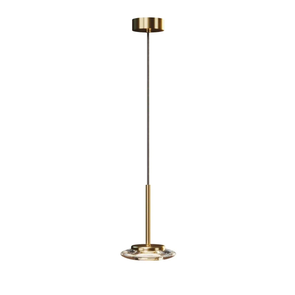 Minimalistyczna lampa wisząca Lunaris P0649 LED 6W 3000K złoty