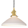 Wisząca lampa ceramiczna Hadano HAD0140-10 mosiądz biały
