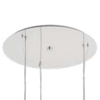 LAMPA wisząca AVIA 10414309 Kaspa szklana OPRAWA zwis kaskada przezroczysta