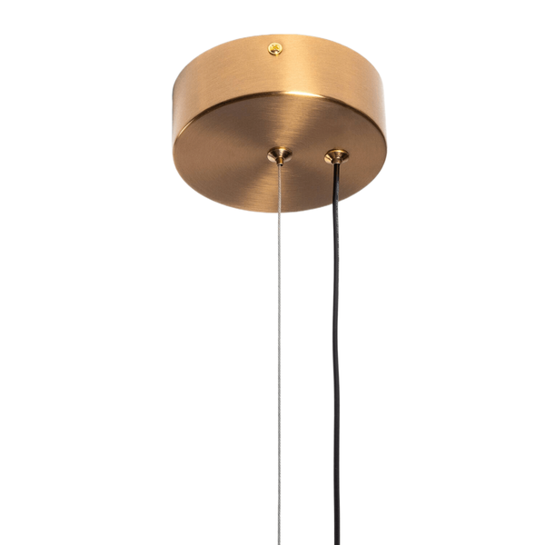 Szklana lampa zwisająca Cavolo ABR-LW-CAV molekuły złote białe