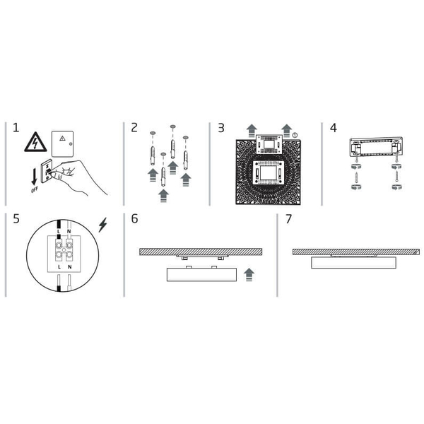 Kwadratowy plafon Lid Square 10420 Nowodvorski LED 15W 3000K natynkowy biały