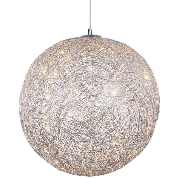 LAMPA wisząca STELLO MD16003050-1C Italux metalowa OPRAWA kulista ZWIS kula LED 15W 3000K ball chrom