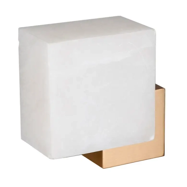 Lampa ścienna CUBO ST-DL-8537 gold LED 3W 3000K kostka złota biała