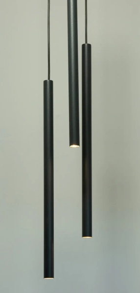 Lampa wisząca nad stół Sopel 3 41201 do jadalni grafitowy