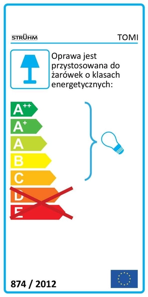 Plafon LAMPA sufitowa TOMI 03049 Ideus ścienna OPRAWA metalowa KINKIET reflektorki białe dymne