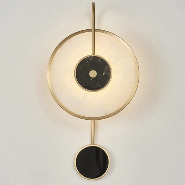 Dekoracyjny kinkiet ścienny Lorient CGLORIENT-1 Copel LED 6W 3000K złoty czarny