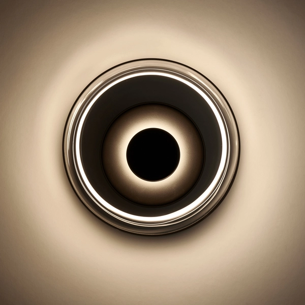 Kinkiet ścienny Disco ST-1331-W black Step LED 5W szklany czarny